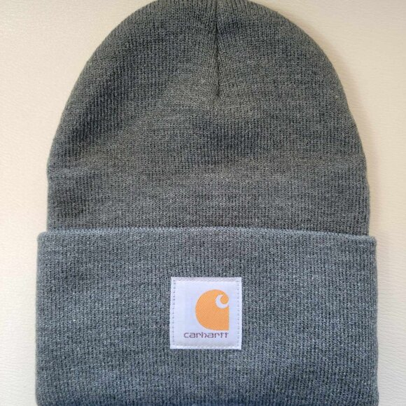 Carhartt Knit Cuffed Beanie - Coal Heather - Picture 1 of 2
